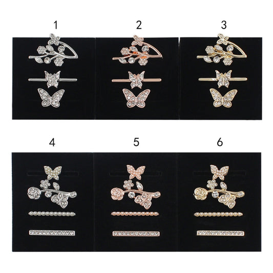 3pcs/Set Smart Watch Silicone Watch Band Decorative Ring Butterfly Buckle Watch Band Decorations(1) by bashfashion