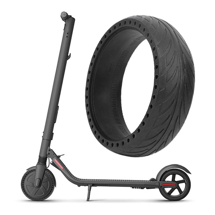 For Ninebot ES1/2/4 Scooter 8x2.125 Inch Outer No Need to Inflate Tire(Black) by bashfashion