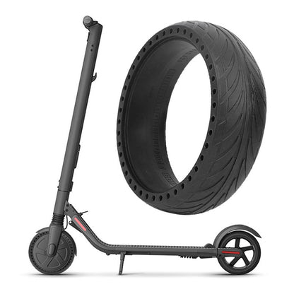 For Ninebot ES1/2/4 Scooter 8x2.125 Inch Outer No Need to Inflate Tire(Black) by bashfashion