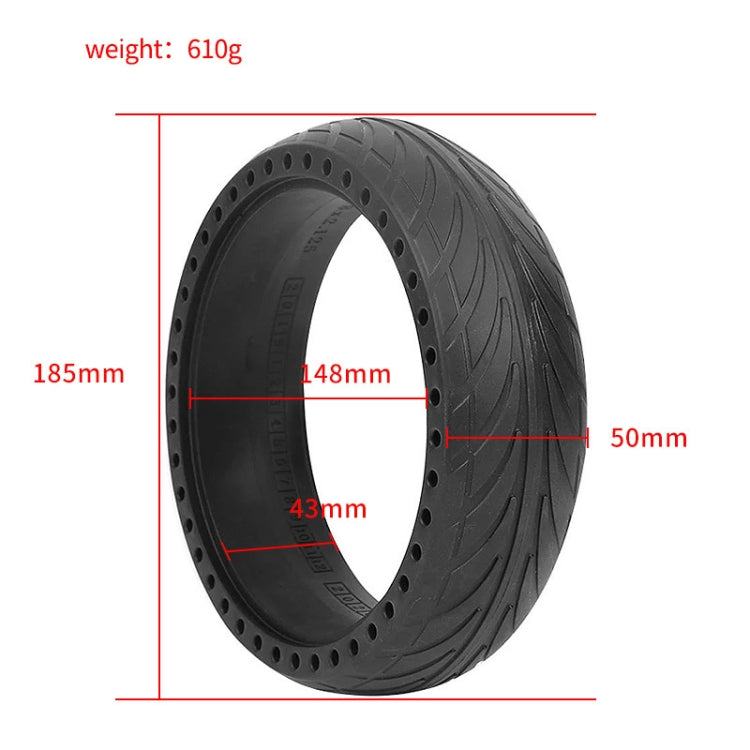 For Ninebot ES1/2/4 Scooter 8x2.125 Inch Outer No Need to Inflate Tire(Black) by bashfashion