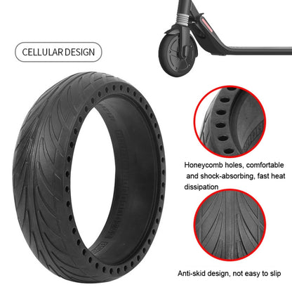 For Ninebot ES1/2/4 Scooter 8x2.125 Inch Outer No Need to Inflate Tire(Black) by bashfashion