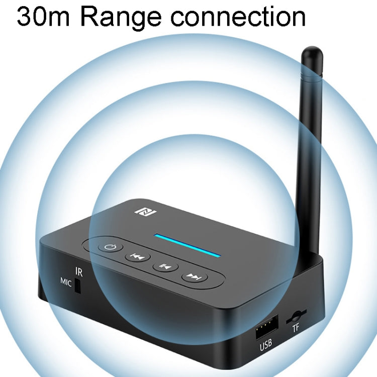 Bluetooth Audio Adapter NFC Bluetooth Receiver Transmitter 2 In 1 With Remote Control by bashfashion