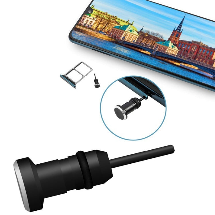 3.5mm Universal Metal Dust Plug Headset Plug Card Needle(Gold) by bashfashion