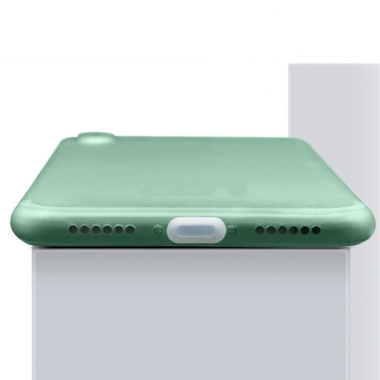 8 Pin Phone Dust Plug Silicone Charging Port Plug(Black) by bashfashion