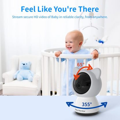 5 Inch HD Baby Monitor Wireless Wifi Baby Care Camera US Plug by bashfashion