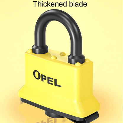 Extra Large Copper Waterproof Padlock Anti-Theft Locker Lock by bashfashion