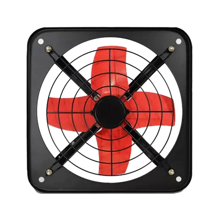 10 -inch Single Grilles Kitchen Exhaust Fan Wall Window Fan High Power Industrial Extractor Fume Space Extractor Hood,CN Plug by bashfashion