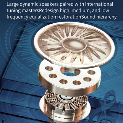 Digital Display Invisible Mini Leisure Stereo Binaural Bluetooth Earphones With Charging Compartment(Black) by bashfashion