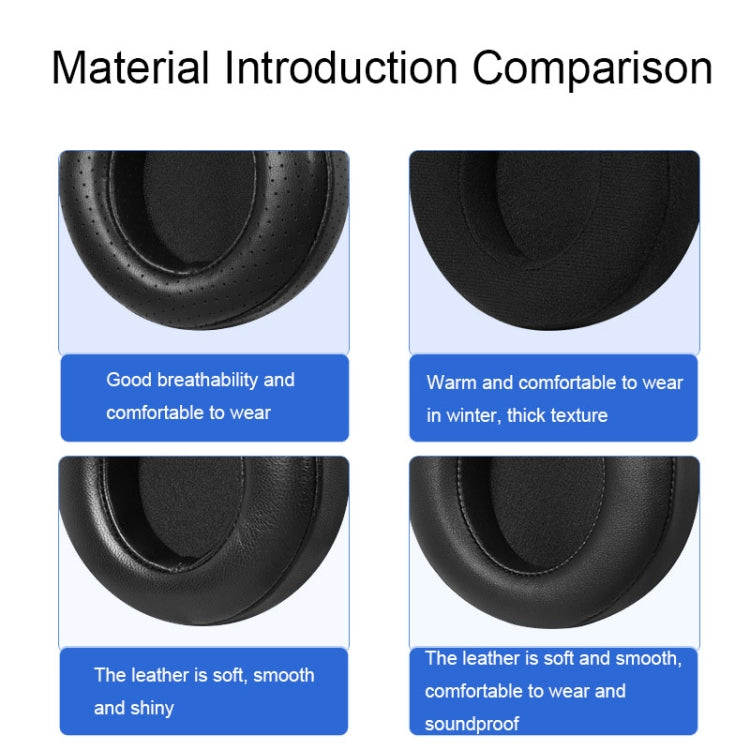 2pcs Headset Sponge Sleeve Earmuffs Headset Cover For Philips X2HR/X1/X2/X3, Style: Punched by bashfashion