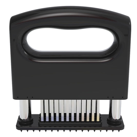 48-pin Meat Loosener with Handle Stainless Steel Meat Tenderizer Steak Needle Kitchen Tools(Black) by bashfashion