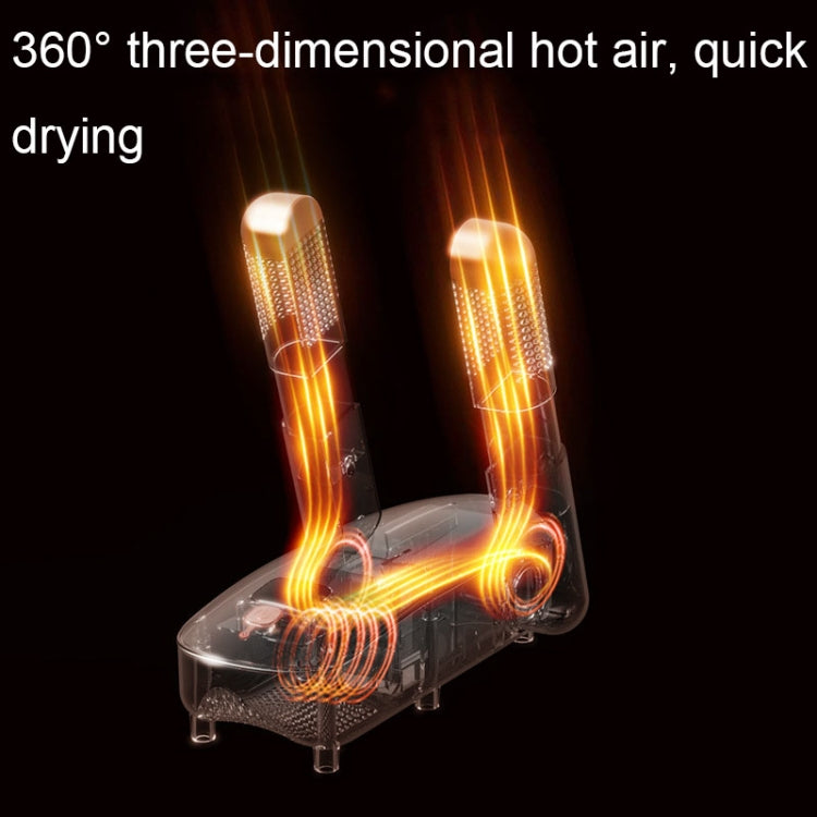 YM-102 Smart Timing UV Purple Light Sterilization Deodorization Dryer Portable Shoe Dryer(US Plug) by bashfashion