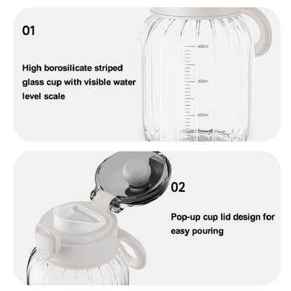 400ml Wireless Instant Water Warmer Electric Kettle For Baby Formula With 15000 MAh Battery Capacity(Orange) by bashfashion