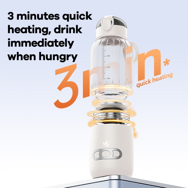 400ml Wireless Instant Water Warmer Electric Kettle For Baby Formula With 15000 MAh Battery Capacity(Orange) by bashfashion