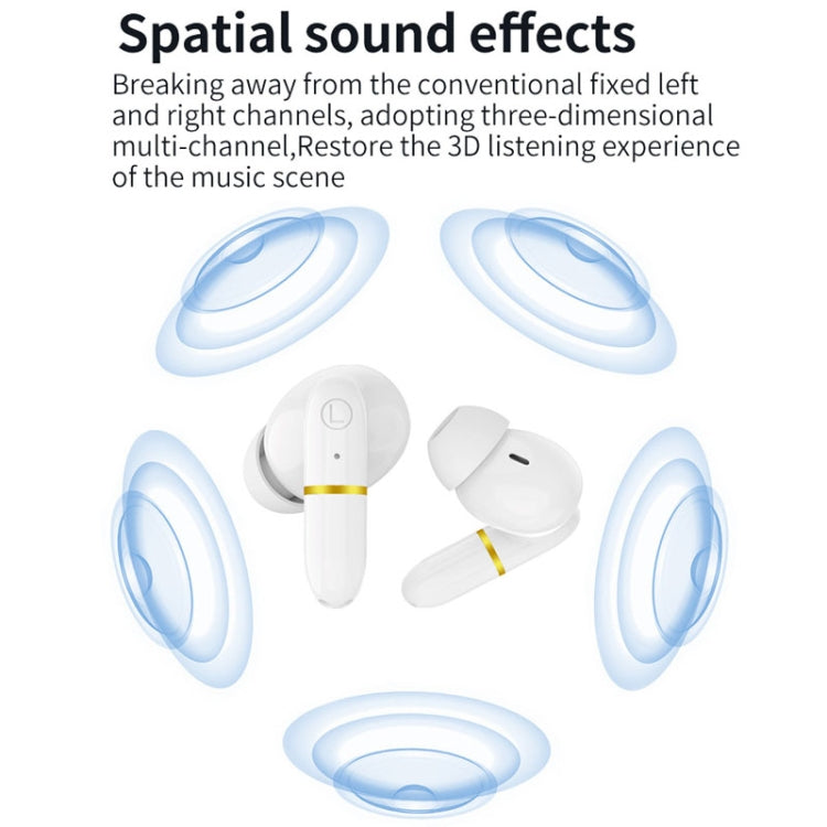 J2 Bluetooth Earphones With Digital Charging Compartment Wireless Charging In-Ear(Pink) by bashfashion