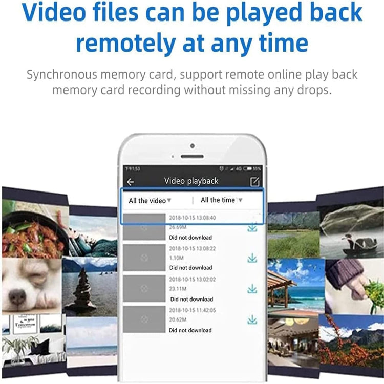 2 Million Pixel HD Home Smart WIFI Remote Mini 1080P Surveillance Camera, Specification: X5+64G by bashfashion