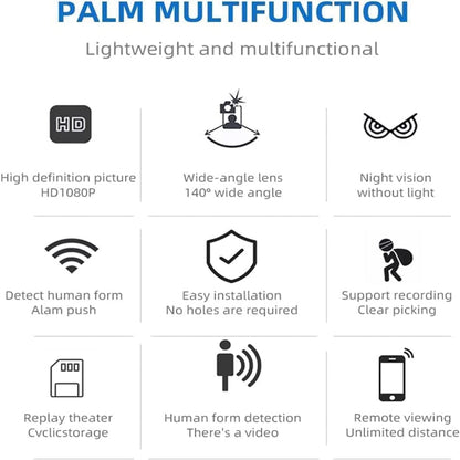 2 Million Pixel HD Home Smart WIFI Remote Mini 1080P Surveillance Camera, Specification: X5 by bashfashion