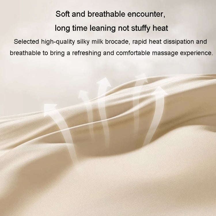 Multi-Function Lumbar Massager Car Cervical Hot Waist Massage Pillow, Specification: Charging Model Gray by bashfashion