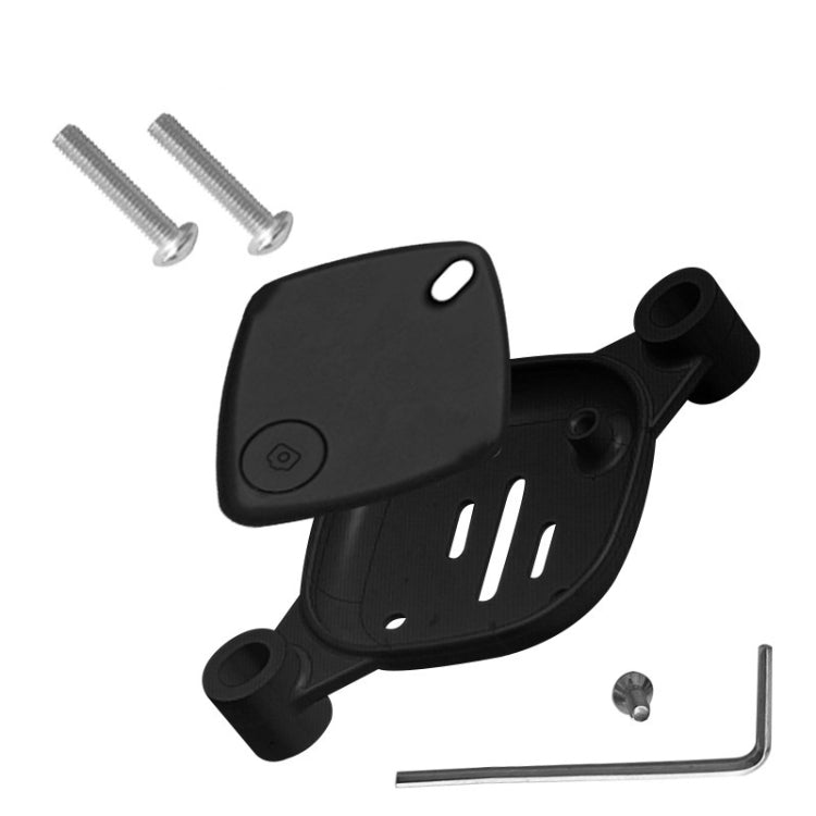 For Samsung Galaxy SmartTag Bicycle Tracker Protective Case Hidden Anti-Theft Bracket(Black) by bashfashion