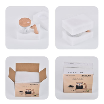 400ml Automatic Stirring Mug Maple Electric Coffee Cup, Style: Battery Champagne Gold Cup+Thermostatic Coaster by bashfashion