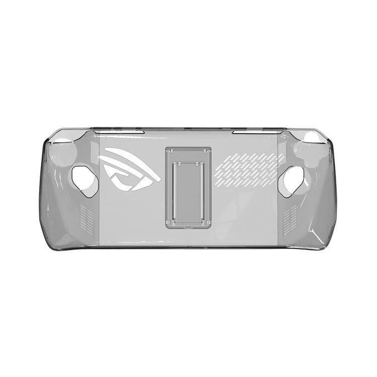 For ASUS ROG Ally Pocket Console Protective Case Transparent Crystal Case TPU Protective Case Accessories(Transparent Black) by bashfashion