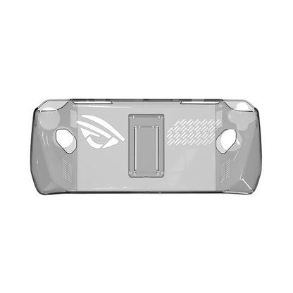 For ASUS ROG Ally Pocket Console Protective Case Transparent Crystal Case TPU Protective Case Accessories(Transparent Black) by bashfashion