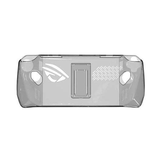 For ASUS ROG Ally Pocket Console Protective Case Transparent Crystal Case TPU Protective Case Accessories(Transparent Black) by bashfashion