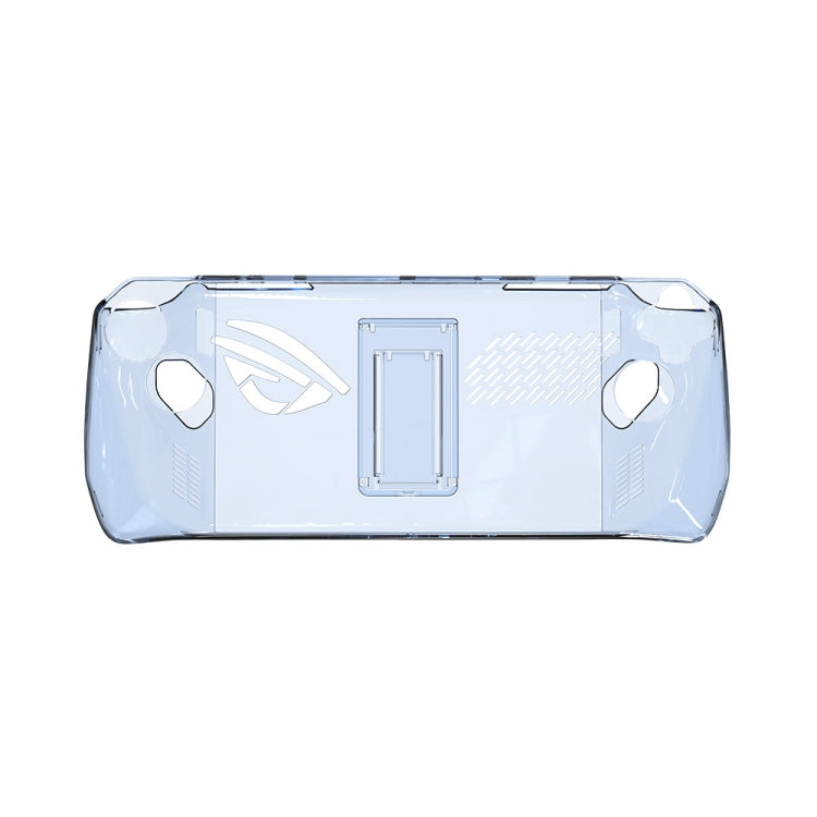For ASUS ROG Ally Pocket Console Protective Case Transparent Crystal Case TPU Protective Case Accessories(Transparent Blue) by bashfashion