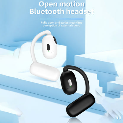 Bluetooth V5.4 Hanging Ear Wireless Earbuds Stereo Sound Headphones(White) by bashfashion