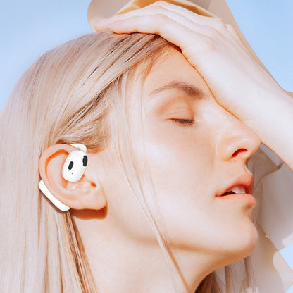 Bluetooth V5.4 Hanging Ear Wireless Earbuds Stereo Sound Headphones(White) by bashfashion