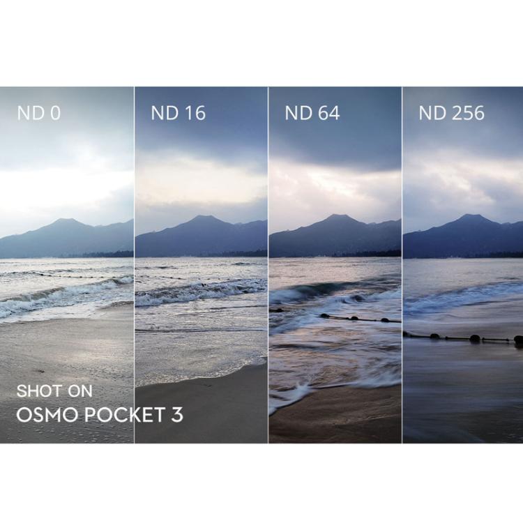 Original Magnetic ND Filter Set For DJI Osmo Pocket 3 (ND16 / ND64 / ND256) by DJI