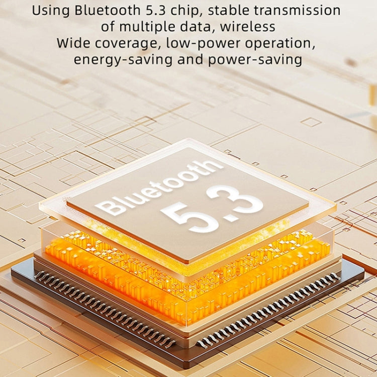 OWS Hanging Ear Bluetooth Earphones With Digital Display Charging Compartment(Skin Color) by bashfashion