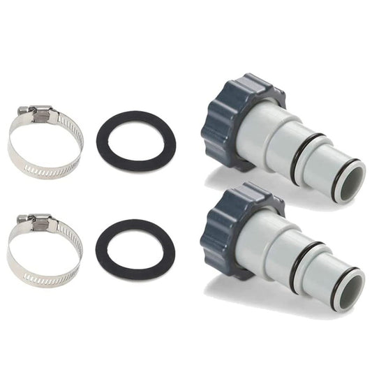 For Intex Pool Hose Adapter with Internal Thread, Spec: A Set by bashfashion
