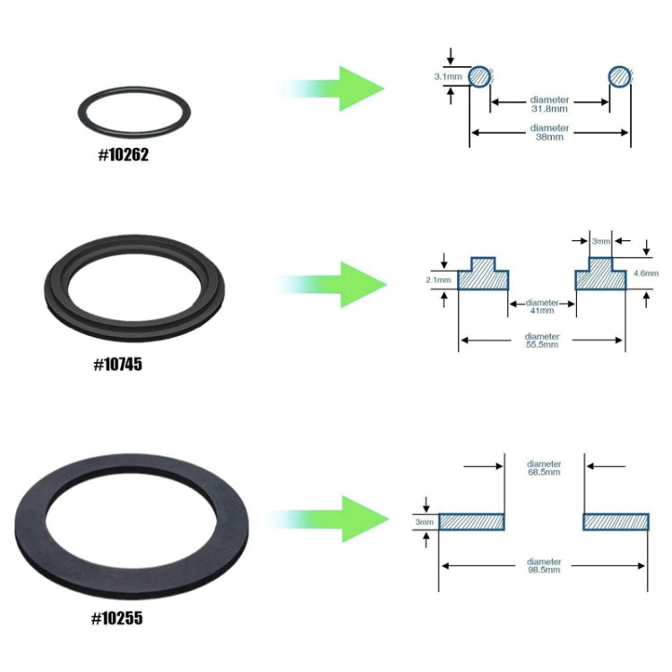 2pcs 10255 For Intex Pool Plunger Valves O-Ring Rubber 25076RP Washer Ring Kit by bashfashion