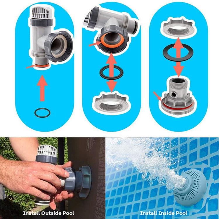 2pcs 10255 For Intex Pool Plunger Valves O-Ring Rubber 25076RP Washer Ring Kit by bashfashion