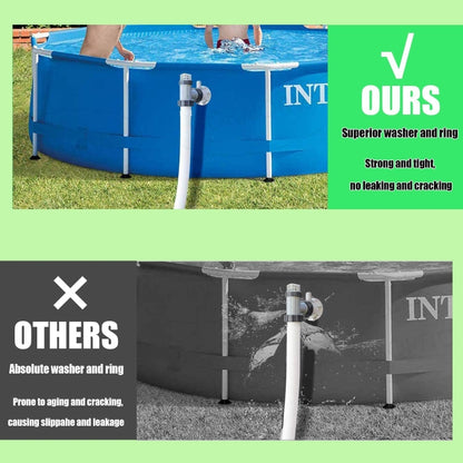 2pcs 10262 For Intex Pool Plunger Valves O-Ring Rubber 25076RP Washer Ring Kit by bashfashion