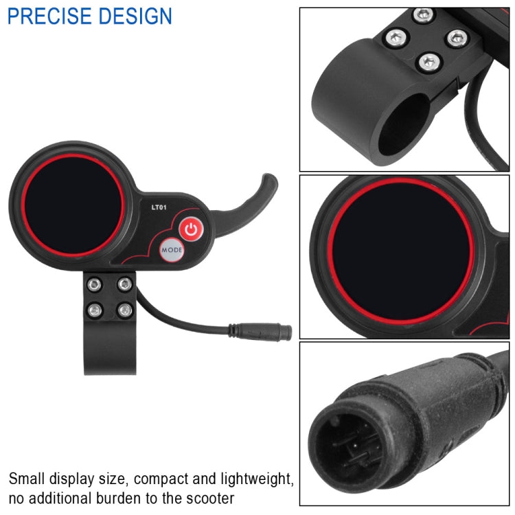 LT01 6 Pin Display Electric Scooter Instrument For Kaabo Mantis8 / Mantis10 / WOLF WARRIOR X by bashfashion