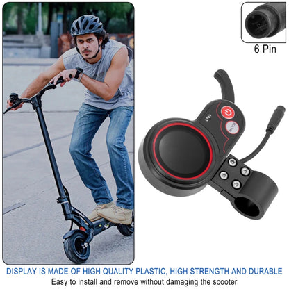LT01 6 Pin Display Electric Scooter Instrument For Kaabo Mantis8 / Mantis10 / WOLF WARRIOR X by bashfashion