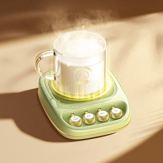 ICARER FAMILY IF-ND01 Smart Thermostatic Coaster Thermal Insulation Heating Base, CN Plug(White) by ICARER FAMILY