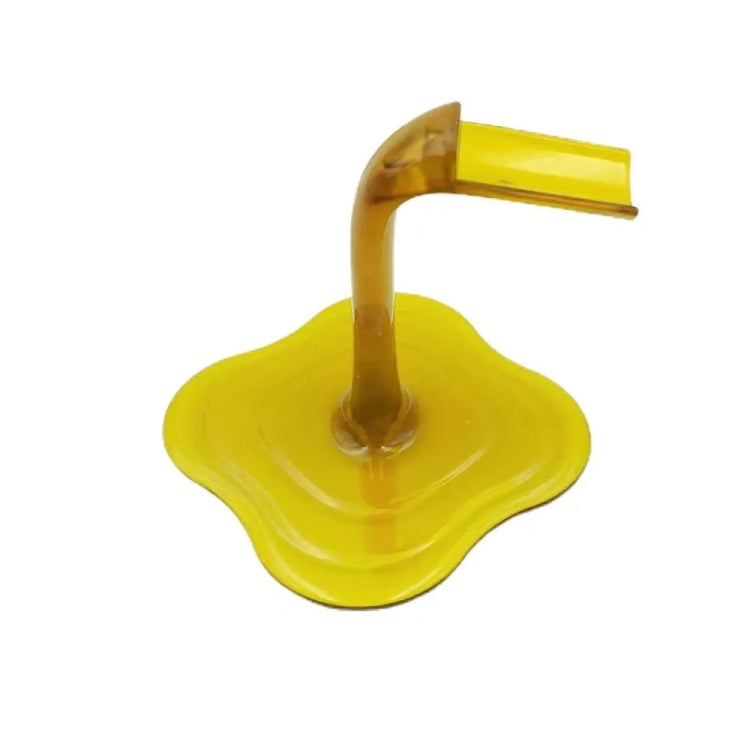 Spilled Wine Bottle Rack Display Cabinet Wine Holder(Transparent Yellow) by bashfashion