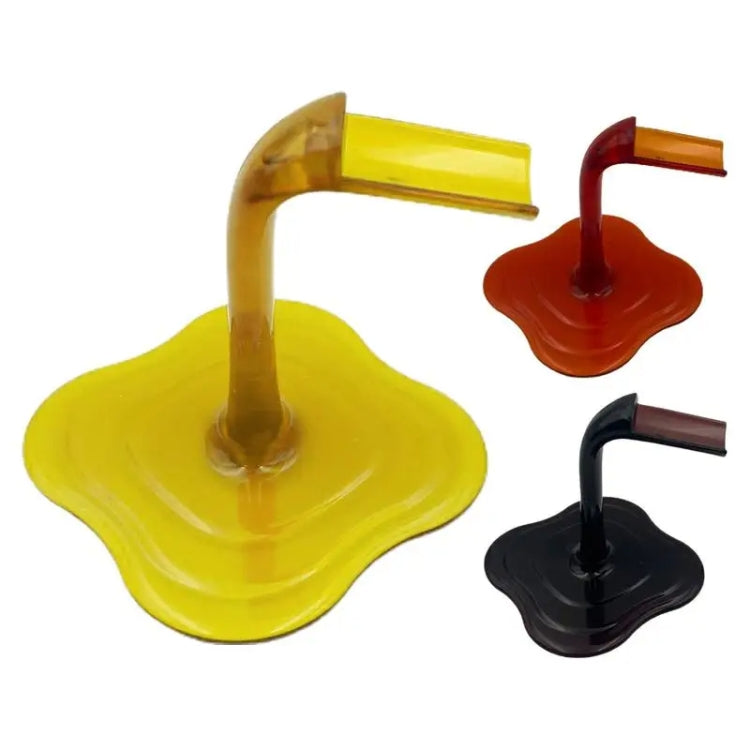 Spilled Wine Bottle Rack Display Cabinet Wine Holder(Transparent Yellow) by bashfashion