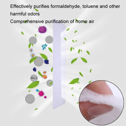 5pcs /Pack 22x80cm Disposable Air Conditioning Air Purification Filter Household Hanging Air Intake Dust Removal Cotton(White) by bashfashion