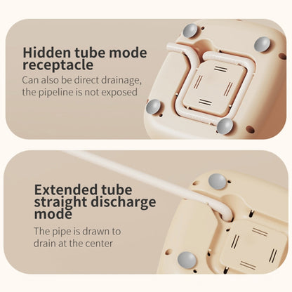 Small Household Portable Underwear Washing Machine, Size: US Plug(Milk Yellow) by bashfashion