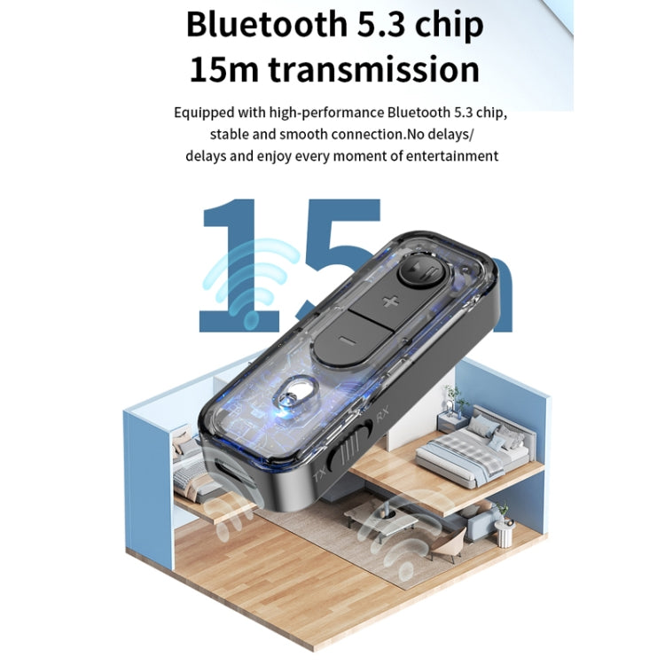 2 In 1 AUX Bluetooth 5.3 Receiver Transmitter USB Audio Adapter by bashfashion