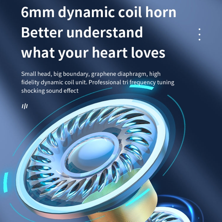 Stereo Hanging Ear Bluetooth Earphones With Digital Display Charging Compartment(White) by bashfashion