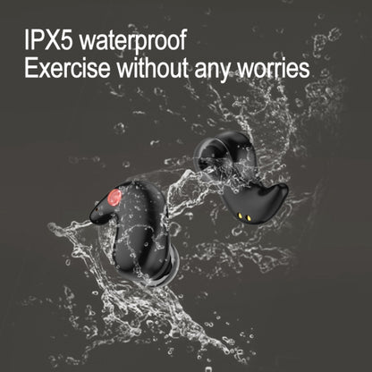 In-Ear Small Coconut Ball Stereo Bluetooth Earphones With Charging Compartment(Black) by bashfashion