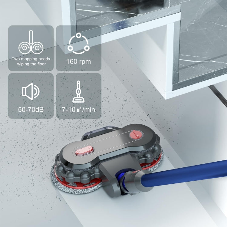 For Dyson V10 Slim / V12 Vacuum Cleaner Electric Mop Head with Detachable Water Tank and 6 Mop Pads by bashfashion