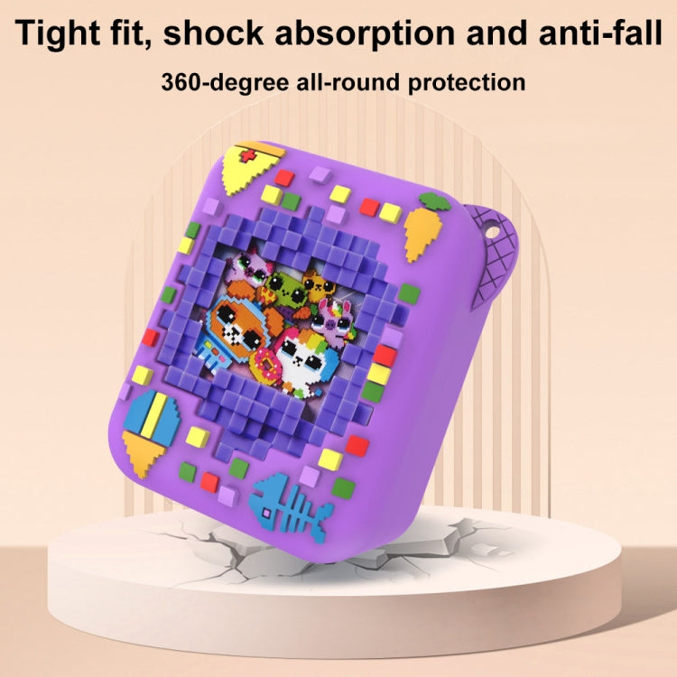 For Bitzee Electronic Pet Machine Silicone Protective Case(Light Purple) by bashfashion