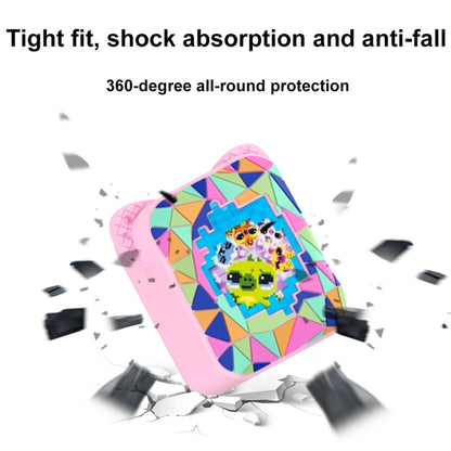 For Bitzee Magicals Digital Electronic Pet Gaming Machine Silicone Protective Cover(Blue) by bashfashion