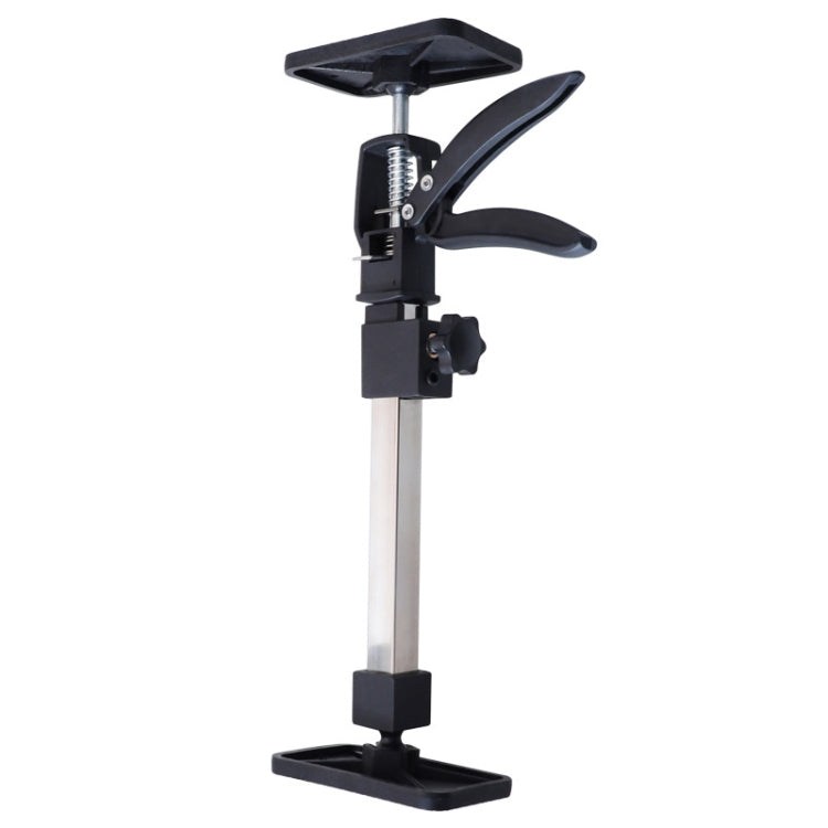 Carpenter Telescopic Decoration Support Pole Cabinet Installation Hoisting Lifting Bracket(Black) by bashfashion