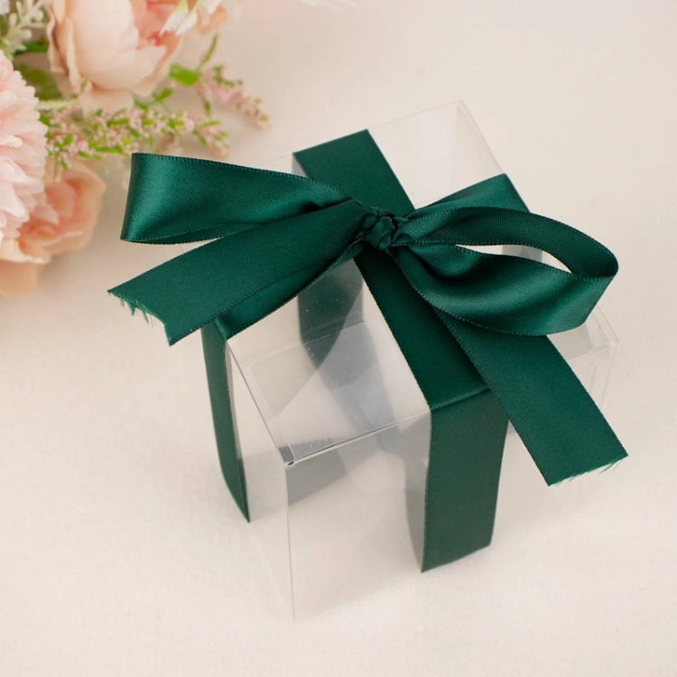 2.5cm X 91m Polyester Ribbon Gift Packaging Cake Wedding Decoration Ribbon, Color: White 029 by bashfashion
